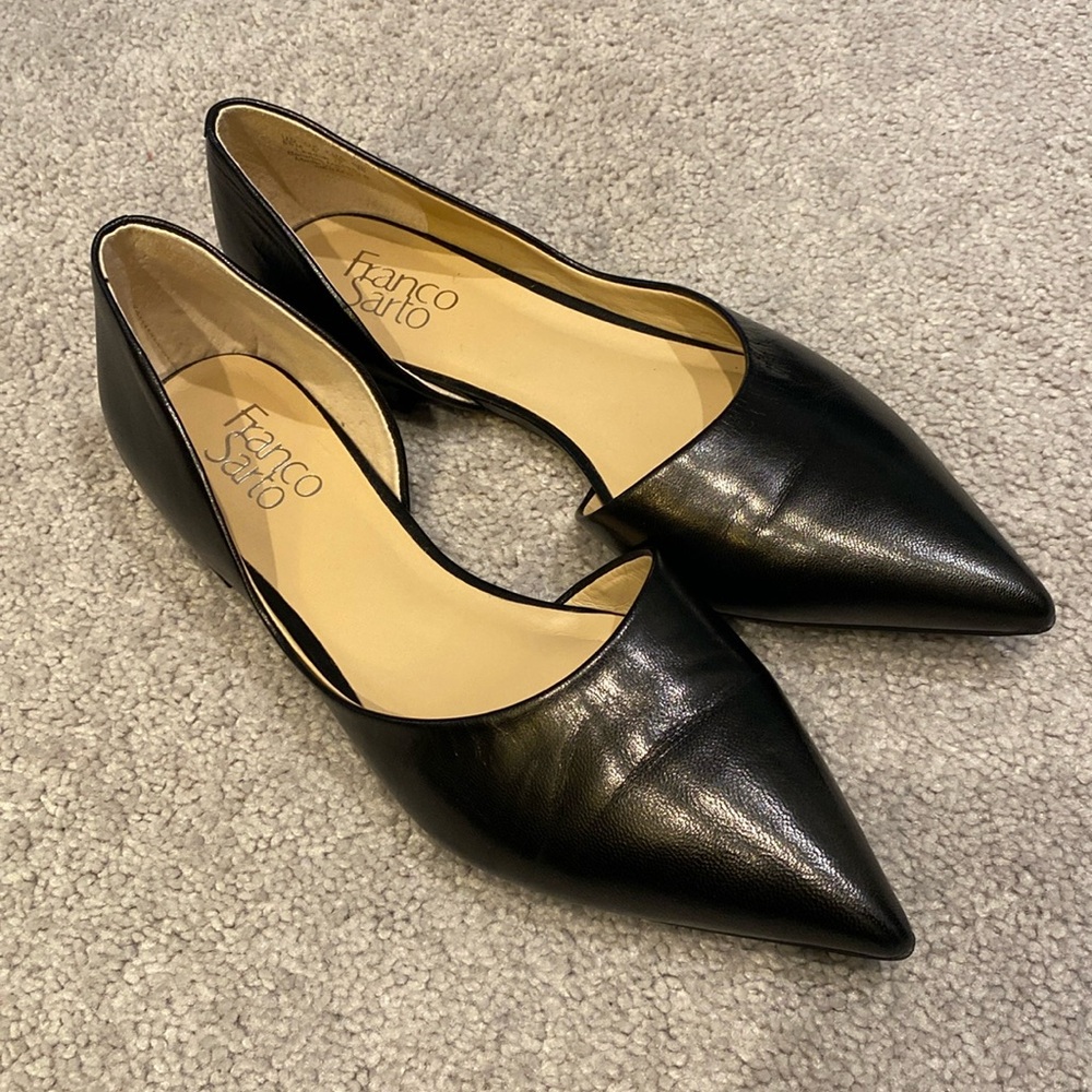 Franco Sarto Neiman black flats in EUC